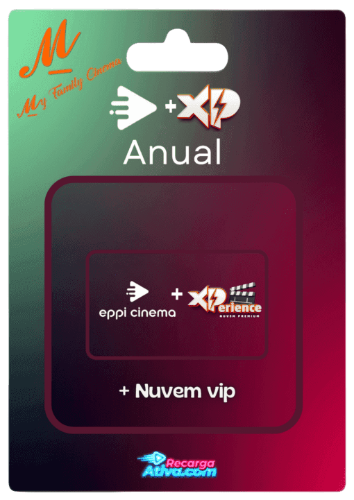 Gift Card Eppi Cinema+ Nuvem Xperience -- Anual --